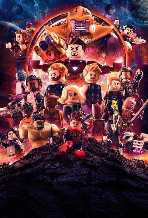 Lego Thanos, Lego Hacks, Lego Poster, Lego Avengers, Lego Wallpaper, Lego Marvel's Avengers, Marvel Infinity, Free Lego, Lego Games