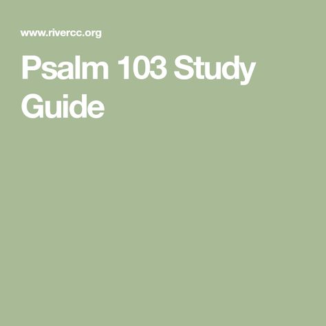 Psalm 103 Study Guide Psalms 103, Psalm 103, Mental Disorder, On The Spectrum, O My Soul, Slow To Anger, Narcissistic Personality, Lack Of Empathy, Bible Study Guide