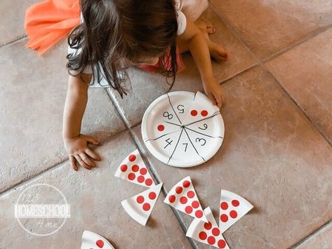 🍕FUN Pizza Counting Game Pizza Activities, Number Recognition Worksheets, Number Recognition Activities, Diverse Learners, Free Printables For Kids, Classroom Homeschool, Activity For Preschool, Preschool Counting, Counting Games