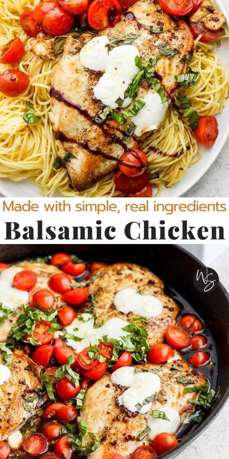 Balsamic Chicken And Pasta, Light Angel Hair Pasta Recipes, Chicken Angel Hair Pasta Recipes, Balsamic Noodles, Angel Hair Pasta And Chicken Recipes, Angel Hair Pasta Recipes Easy, Angel Hair Pasta Recipes Chicken, Chicken With Angel Hair Pasta Recipes, Chicken And Angel Hair Pasta Recipes