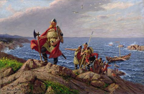 1st to North America.....NOT Columbus.....Leif Erikson and Vikings in Canada – All About Canadian History Leif Erikson, Erik The Red, Arte Viking, Nordic Vikings, Coban, Christopher Columbus, Vinland Saga, Viking History, Norse Vikings