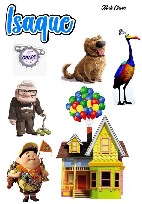 Up Printables Pixar, Up Cartoon Pixar, Up Characters Pixar, Up Movie Drawing, Casa Up, Up House Pixar, Up Movie Characters, Disney Up Movie, Up Printables