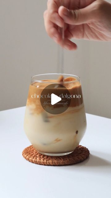 Li 🌱 | LifeCore Homecafe ☕️ on Instagram: "Chocolate dalgona 🥰☕️ 
.
.
.
.
#roomcafe #homecafe #coffee #coffeeholic #coffeetime #coffeegram #coffeeaesthetic #cozyvibes #recipe #coffeeideas #coffeerecipes #lifestyle #wellness #dalgonacoffee #dalgonacoffee #coffeeideas #coffeereels #recipes" Dalgona Coffee Recipes, Chocolate Syrup, Instant Coffee, Coffee Recipes, Coffee Time, Coffee Drinks, Hot Water, Syrup, Milk