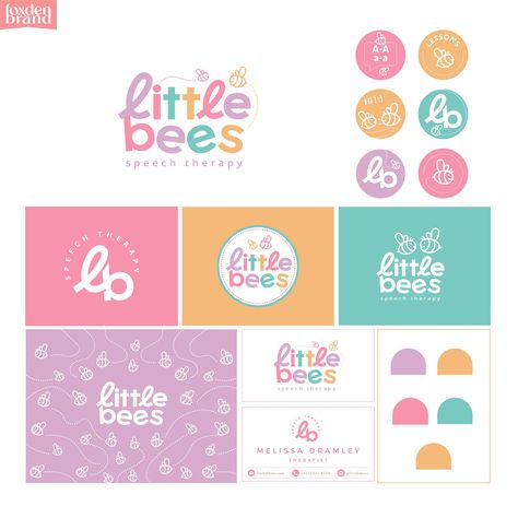 Custom logo design for children's brand, medical logo and business card. Get a unique, professional and memorable logo that will help you stand out from the. #Logo_Ideas_Design_Creative #Daycare_Branding_Ideas #Logo_For_Kids_Brand #Clothing_Brand_Business_Card Daycare Branding Ideas, Kids Branding Design Logos, Clothing Brand Business Card, Cute Brand Logo, Kids Logo Brand, Clothing Brand Business, Cute Branding, Baby Logo Branding, Brand Business Card