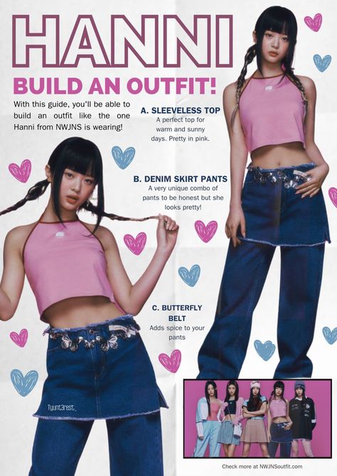 Newjeans Outfits Inspired Y2k, New Jeans Magazine, Newjeans Clothes, Newjeans Magazine, Y2k New Jeans, Newjeans Y2k, Newjeans Outfits, Newjeans Fashion, Magazine Edit