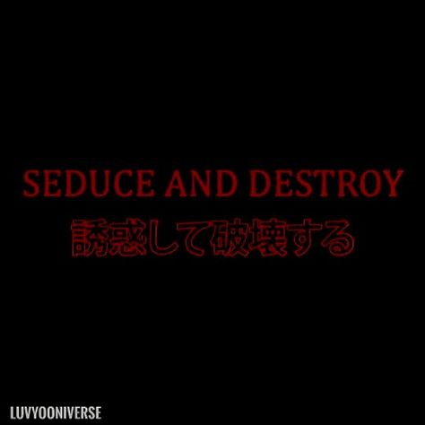 Destroy Aesthetic, Seduce And Destroy, Dark Artwork, Dark And Twisted, Red Aesthetic, Quote Aesthetic, Dark Aesthetic, Dark Red, Twist