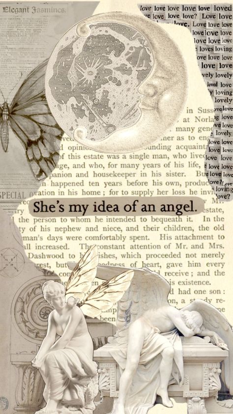 Angel Asthetic Wallpers, Brown Angel Aesthetic, Angel Core Wallpaper, Angela Aesthetics, Vintage Angel Aesthetic, Angel Quotes Aesthetic, Angelcore Aesthetic Wallpaper, Guardian Angel Aesthetic, Angelic Academia