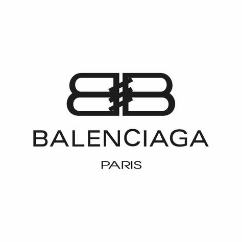 Balenciaga Logo Art, Balenciaga Logo Design, Luxury Brand Logos, Paris Svg, Adidas Logo Art, Mode Logos, Balenciaga Design, Louis Vuitton Pattern, Stencil Logo