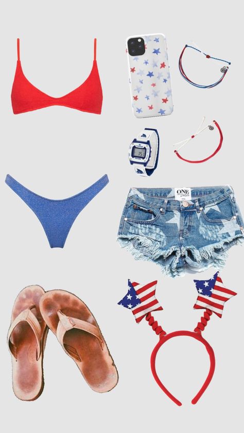 #4thofjuly #trianglbikini 4th Of July Bikinis, Connect With People, Your Aesthetic, Creative Energy, 4th Of July, Energy