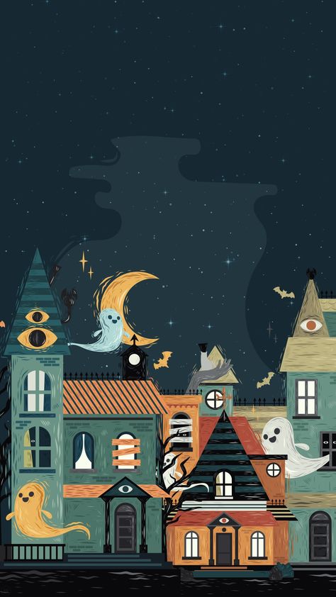 Imprimibles Halloween, Kandinsky Art, Halloween Background, Iphone Wallpaper Fall, Pen Design, Phone Wallpaper Patterns, Iphone Wallpaper Tumblr Aesthetic, Wallpaper Space, City Wallpaper