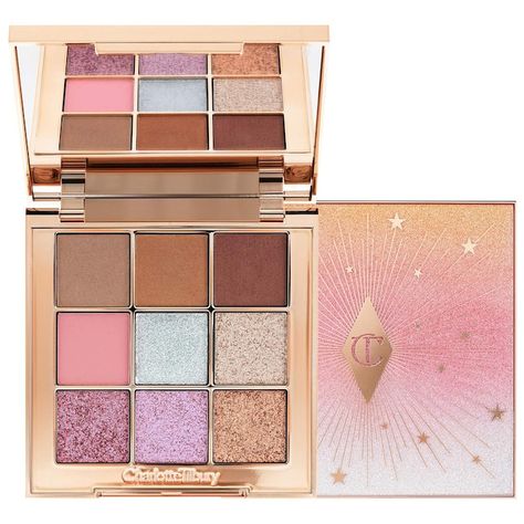 The Beautyverse Palette - Xmas 2023 - Charlotte Tilbury | Sephora Charlotte Tilbury Eyeshadow Palette, Diva Light, Charlotte Tilbury Eyeshadow, Charlotte Tillbury, Charlotte Tilbury Makeup, Simple Eyeshadow, Party Topper, Elf Cosmetics, Oyster Pearl