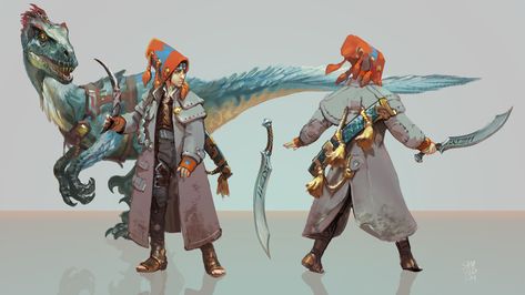 ArtStation - "Talenta Halfling", Sam Wood Talenta Halfling, Dnd Halfling, Ranger Dnd, Sam Wood, Ark Survival Evolved, Dungeons And Dragons Game, Fantasy Races, Dinosaur Art, Skyfall