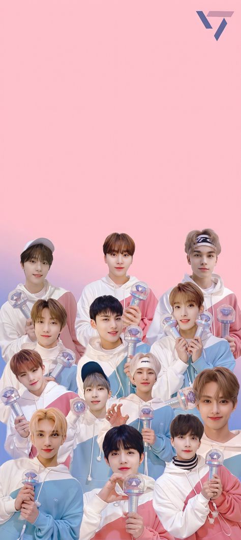 SVT Svt Logo Rose Quartz And Serenity, Seventeen Rose Quartz And Serenity, Rose Quartz And Serenity Wallpaper, Seventeen Members, Carat Bong, Rose Quartz And Serenity, Rose Quartz Serenity, Seventeen Wallpaper, Pledis Seventeen