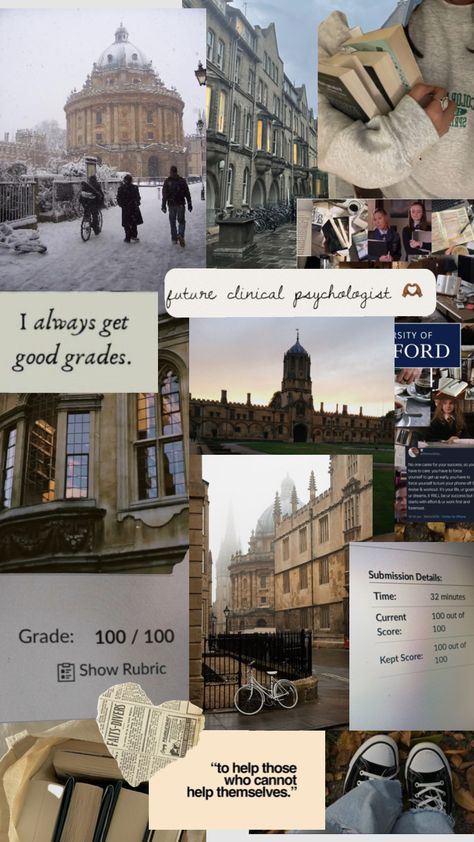 Oxford university | DClinPsy future Oxford University England, University Inspiration, Teaching Psychology, University In England, Oxford College, London University, Motivation Psychology, Effective Study Tips, University College London