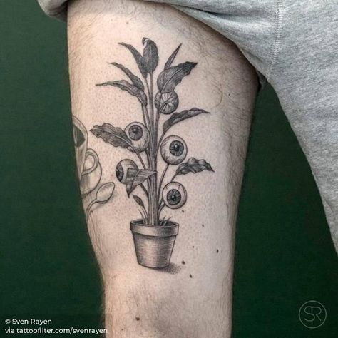 #CoolTattoos #TattooArt #InkMaster #TattooDesigns #InkedUp #TattooLovers #InkInspiration #TattooIdeas #CreativeInk #TattooStyle Ojo Tattoo, Armband Tattoos, Blackwork Tattoos, Tumblr Page, Sweet Tattoos, Plant Tattoo, Botanical Tattoo, Up Tattoos, Dark Tattoo