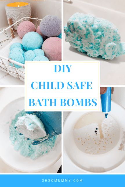 DIY CHILD SAFE BATH BOMBS - OH SO MUMMY