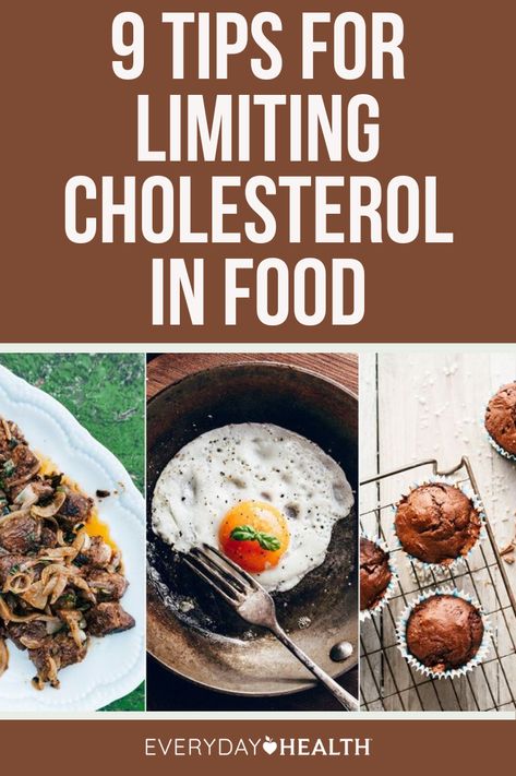 Foods high in cholesterol tend to also be high in saturated and other unhealthy fats so it’s important to limit the amount you’re consuming in your diet. You don’t have to be a nutritionist to know that you shouldn’t eat fries and fried chicken on a regular basis. They’re loaded with sodium and saturated fat — and a diet high in saturated fat and trans fat can raise blood cholesterol levels, putting you at risk for heart disease, according to the American Heart Association (AHA). Foods High In Cholesterol, Foods To Lower Cholesterol, High Cholesterol Foods, Lower Cholesterol Diet, To Lower Cholesterol, Saturated Fats, High Fat Foods, Everyday Health, Fat Foods