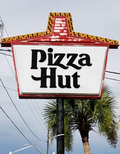 Old school Pizza Hut | Update 11/09- sign has been replaced … | Flickr Vintage Pizza Hut, Old School Pizza, Pizza Hut Restaurant, Retro Pizza, Discontinued Food, Purple Mustang, School Pizza, Vintage Pizza, Pizza Sign