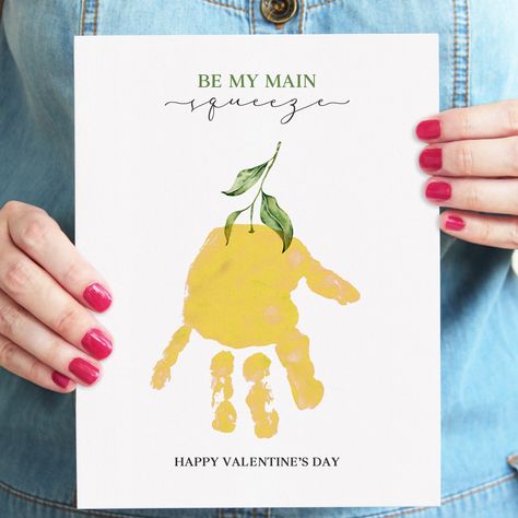 Bee Mine Footprint Art, Mother’s Day Hand And Footprint Art, Hand And Feet Painting Kids Valentines Day, Mother’s Day Handprint Paintings, Mom And Child Handprint Craft, Baby Handprint Crafts, Baby Art Crafts, Lemon Crafts, Prek Crafts