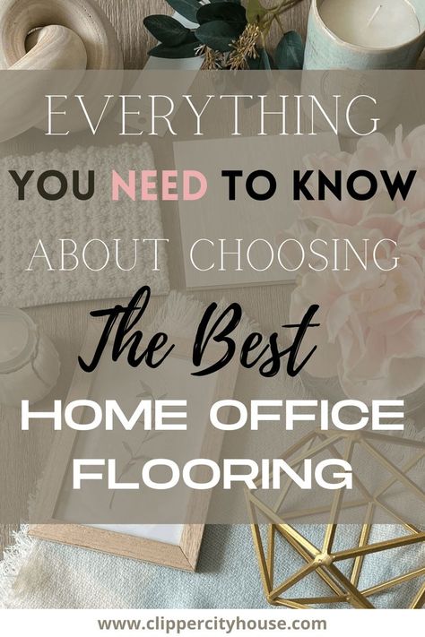 best home office flooring, best flooring for office, best flooring for office chairs, office flooring options, what is the best flooring for a home office, home office flooring, best carpet for office chairs, home office flooring ideas, carpet for office flooring, office flooring, home design flooring, office tile flooring, office vinyl flooring, office carpet flooring, home flooring trends, office decoration theme ideas, home office design ideas, home office decor ideas Home Office Flooring, Carpet For Office, Sunroom Office, Office Flooring, Flooring Types, Glam Office, Best Home Office, Office Carpet, Office Floor