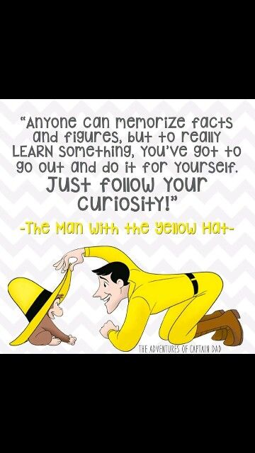 The Man With The Yellow Hat Curious George Graduation Cap, Curious George Quotes, Ted Shackleford, Man With The Yellow Hat, Prek Graduation, Caps Ideas, Hat Quotes, Curious George Birthday Party, George Hats