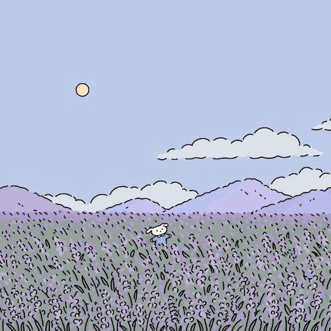 Uuueee Purple, Studio Ghibli Background, Pretty Backgrounds, Cute Pastel Wallpaper, Easy Doodle Art, Watch Wallpaper, Purple Art, Fairytale Art, Minimalist Wallpaper