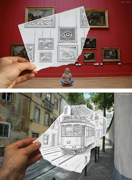 Ben Heine Pencil Vs Camera, High School Art Projects, Teaching Drawing, Middle School Art Projects, Ben Heine, Art Lessons Middle School, Camera Art, Drawings Photography, High School Art