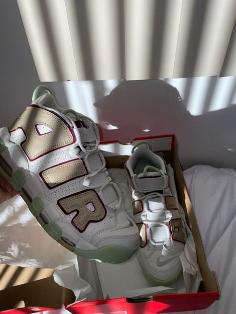 Nike uptempo shoes Uptempo Shoes, Nike Uptempo, Nude Outfits, Hummel Sneaker, White Beige, Saucony Sneaker, Fashion Inspo Outfits, Vision Board, Baskets