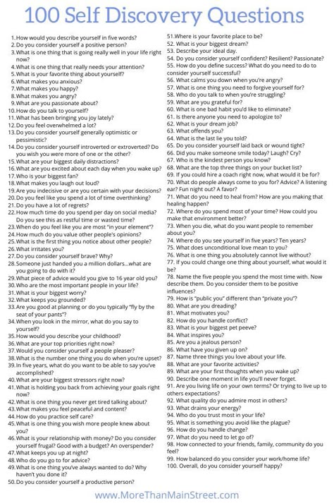 Questions For Yourself Journal, Questions For Myself Journal, Self Discovery Questions Journal Prompts, Self Development Prompts, Getting To Know Yourself Journal Prompts, Journal Prompts Questions, Journaling For Self Discovery, Questions For Future Self, Journal Prompts About Me