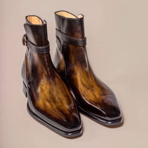 Jodhpur Boots, Mens Dress Boots, Male Clothes, Gentleman Shoes, Bespoke Shoes, High Ankle Boots, Mens Boots Fashion, Mens Shoes Boots, Jodhpur