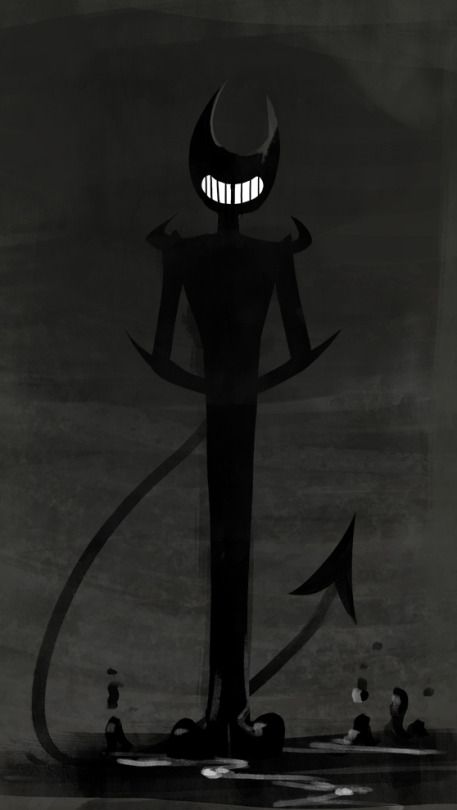 Ink Demon Fanart, Slenderman Fanart, Demon Fanart, Batim Fanart, Bendy Fanart, Ink Demon, Alice Angel, Well Well, Slenderman