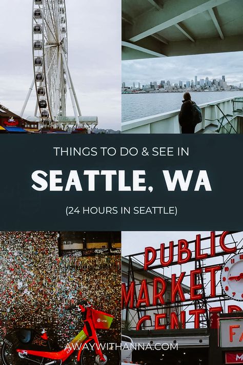 Washington Things To Do, Visiting Seattle, Things To Do In Seattle, Seattle Waterfront, Seattle Coffee, Seattle Food, Visit Seattle, Space Needle Seattle, Alaskan Cruise