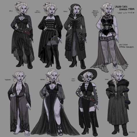 Medieval Fantasy Clothing, New Goth, Vampire Clothes, Goth Gf, Vampire Goth, Comics Artist, Fantasy Costumes, She Knows, Drawing Clothes