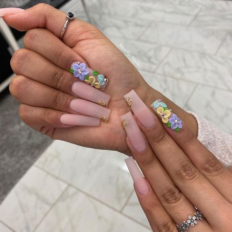 NAYELLY_NAILS ❁ on Instagram: “🍃🌸🌼🌸🌼🍃 @valentinobeautypure Classic Nude Use code Nayelly10” Nayelly Nails, Coffin Nails, Nails, Beauty, On Instagram, Instagram