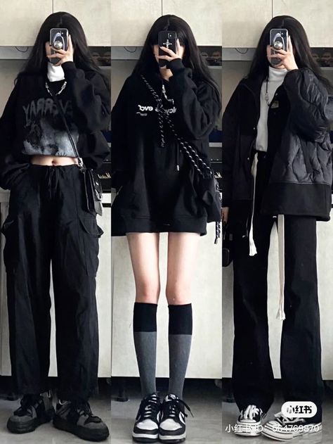 Alternative Korean Fashion, Korean Street Fashion Summer, Korean Grunge Aesthetic, Korean Grunge, Girl Fashion Style, Korean Casual Outfits, Tomboy Outfits, Tomboy Style Outfits, Korean Girl Fashion