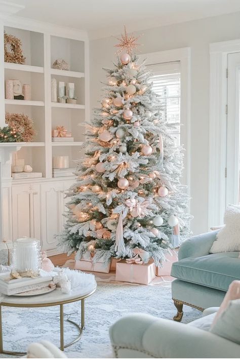 Discover how to create a stunning pastel Christmas tree that will be the talk of the season! From soft pink ornaments to minty garlands, get inspired to make your tree a pastel wonderland. Some of the links in my articles are affiliate links. If you make a qualified purchase from one of my links I will make a small commission at no cost to you. Thank you for your support!!! Vintage Pink Christmas Tree, Pastel Christmas Tree, Pink Ornaments, Vintage Pink Christmas, Christmas Colour Schemes, Christmas Tree Inspo, Pastel Theme, Pastel Christmas, Pink Ornament