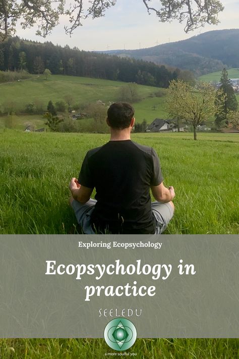 Ecopsychology is about the connection between humankind and nature. Check out some common ways you see it: ecotherapy, animal assisted interventions and ecoeducation. Environmental Education, Natural Healing, Natural World, Ecology, See It, Evolution, Psychology, Healing, Education