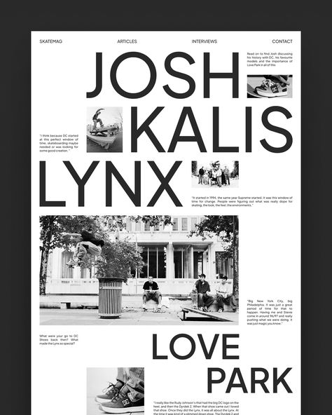 Josh Kalis Lynx on Behance Josh Kalis, Stevie Williams, Futuristic Typography, Strong Typography, Concept Web, Presentation Slides Design, Style Web, Slides Design, Zine Design