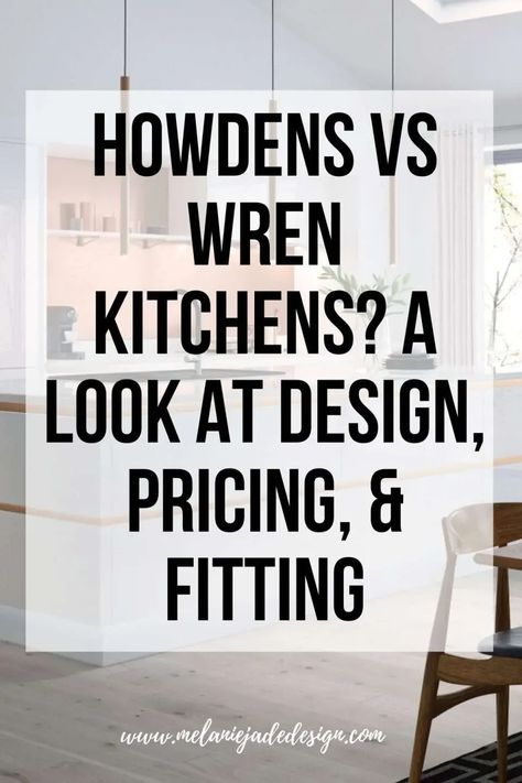 Choosing your dream kitchen just got easier! Dive into our detailed comparison of Howdens vs Wren Kitchens. We cover design variety, pricing, and fitting services to help you make an informed decision. Whether you're renovating or building new, get the insights you need. #KitchenDesign #HomeRenovation Wren Kitchens, Howdens Kitchens, Wren Kitchen, Jade Design, Open Plan Kitchen Living Room, Latest Interior Design Trends, Kitchen Dining Living, Hotel Interiors, Kitchen Diner