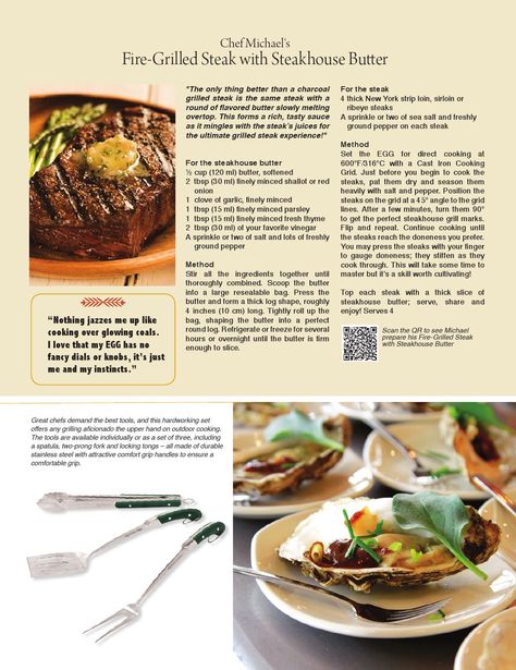 ISSUU - Big Green Egg Lifestyle Magazine V4-14 by Big Green Egg Big Green Egg Recipes, Green Egg Recipes, Big Green Egg, Grilled Steak, How To Grill Steak, Style Magazine, Green Eggs, Ground Pepper, Lifestyle Magazine