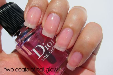 Dior Nail Glow (6) Dior Nail Glow, Nail Glow, Nail Whitening, Dior Nail Polish, Dior Nails, Blooming Tea, Nail It, Glow Nails, Dior Makeup