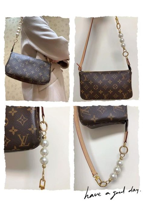 Lv Favorite Mm, Lv Favorite, Favorite Mm, Lv Pochette, Toiletry Pouch, Pearl Design, Purse Strap, Lv Bag, Womens Purses