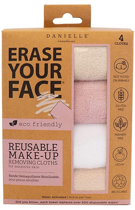 Microfiber Face Cloth, Bachelorette Goodie Bags, Makeup Remover Cloth, Kraft Paper Packaging, Makeup Removing, Remove Makeup From Clothes, Eco Friendly Products, Face Face, Makeup Wipes