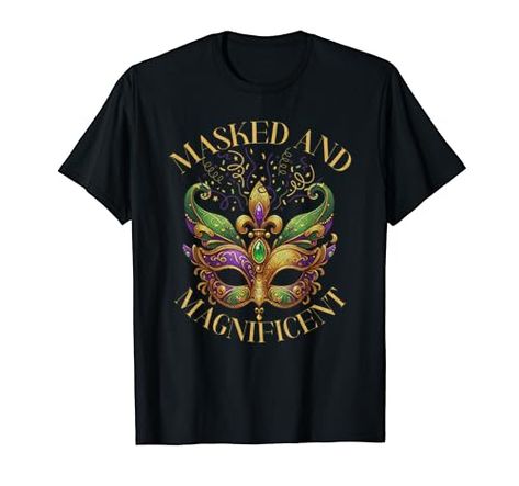 Carnival Mask Mardi Gras T-Shirt Friends Vacation, Girls Weekend Shirts, Let The Shenanigans Begin, Friend Vacation, Womens Group, Mardi Gras Costumes, Mardi Gras Shirt, New Orleans Mardi Gras, Outfit For Travel