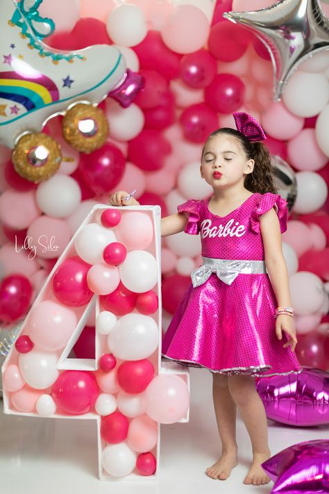 Barbie Birthday Pictures, 3rd Birthday Pictures, Barbie Theme Party, Outfit Ideas For Church, Fashion Baby Girl Outfits, Barbie Costume, Barbie Birthday Party, Barbie Theme, Birthday Party Outfits