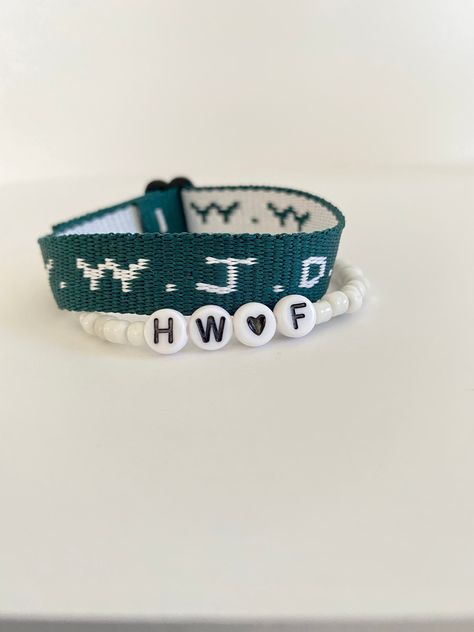 Choose your favorite color W.W.J.D bracelet!  These packs include: -one W.W.J.D. Bracelet   -one H.W.❤️F. Bracelet, stretchy  Check my shop for lots of other colors! W W J D Bracelet, Wwjd Bracelet, Other Colors, Favorite Color, I Shop, Beaded Bracelets, Bracelet, Color