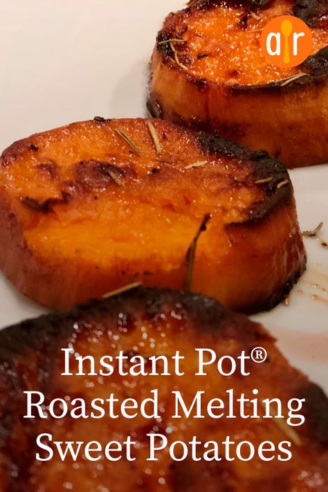 Melting Sweet Potatoes, Pressure Cooker Sweet Potatoes, Instant Pot Veggies, Vegetarian Side Dish, Pork Tenderloins, Sweet Potatoes Recipe, Food Korean, Michael Symon, Sweet Potato Chili