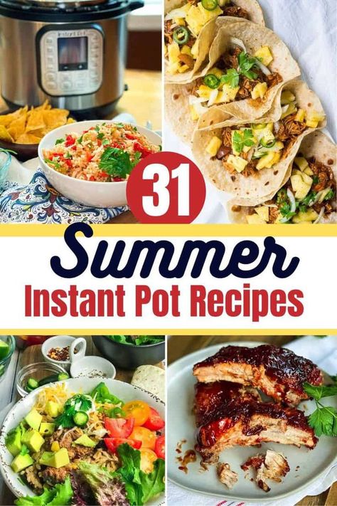 Summer Instant Pot Recipes, 31 Daily, Summer Soup, Summer Foods, Recipes Summer, Best Instant Pot Recipe, Summer Recipes Dinner, Healthy Instant Pot Recipes, Daily Recipes