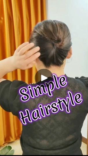 9.8K views · 76 reactions | how to make a hair bun | how to make a Bun Hairstyle | Bun hairstyle | Hairstyle | Tying short hair | how to make a tie Hair  #tyinghair #Hairbun #bunhair #tiehair #bunhairstyle #hairstyle #hairbun #bunstyle #howtomaketiehair #usa #reels #airmaxday #csk #pdiddy #timessquare #dianaross | Grosir Baju Batik Modern | Grosir Baju Batik Modern · Original audio Tying Short Hair, How To Tie A Bun Short Hair, Easy Hairdo, How To Make A Tie, Hair Tricks, Make A Tie, Batik Modern, Hairstyle Hairstyle, Hairstyle Bun