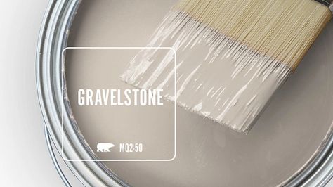 GRAVELSTONE MQ2-50 | Behr Paint Colors Behr Gravelstone, Behr Color Palettes, Behr Colors, Behr Paint Colors, Paint Color Inspiration, House Color Palettes, Paint Color Schemes, Behr Paint, Neutral Paint Colors